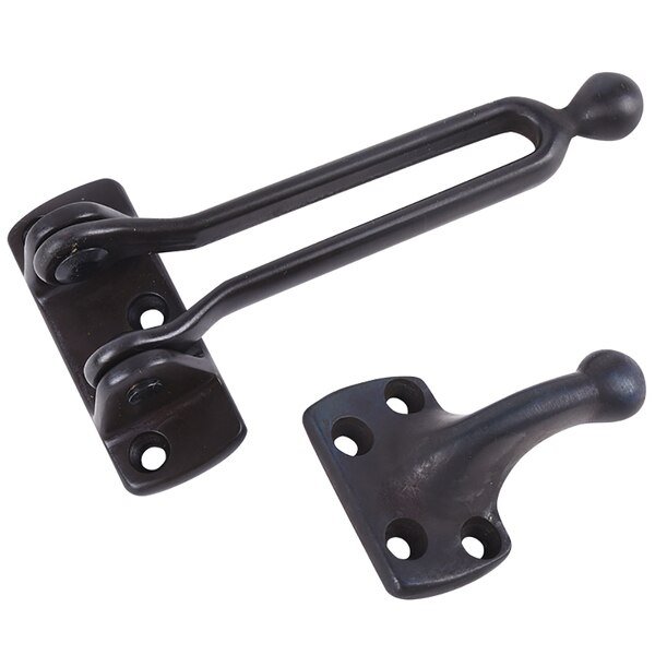 Interlocking Bar Door Guard, Flush Doors and Frame Applications, US10B, Ives, Mfr#: 482B10B